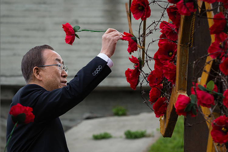 Генеральний секретар ООН Пан Гі Мун. Київ. День пам’яті та примирення