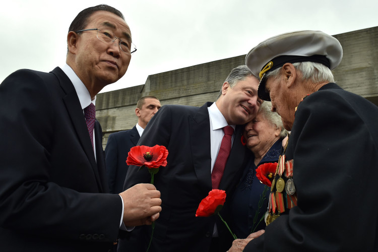 UN Secretary General Ban Ki-moon. Kyiv. Day of Remembrance and Reconciliation